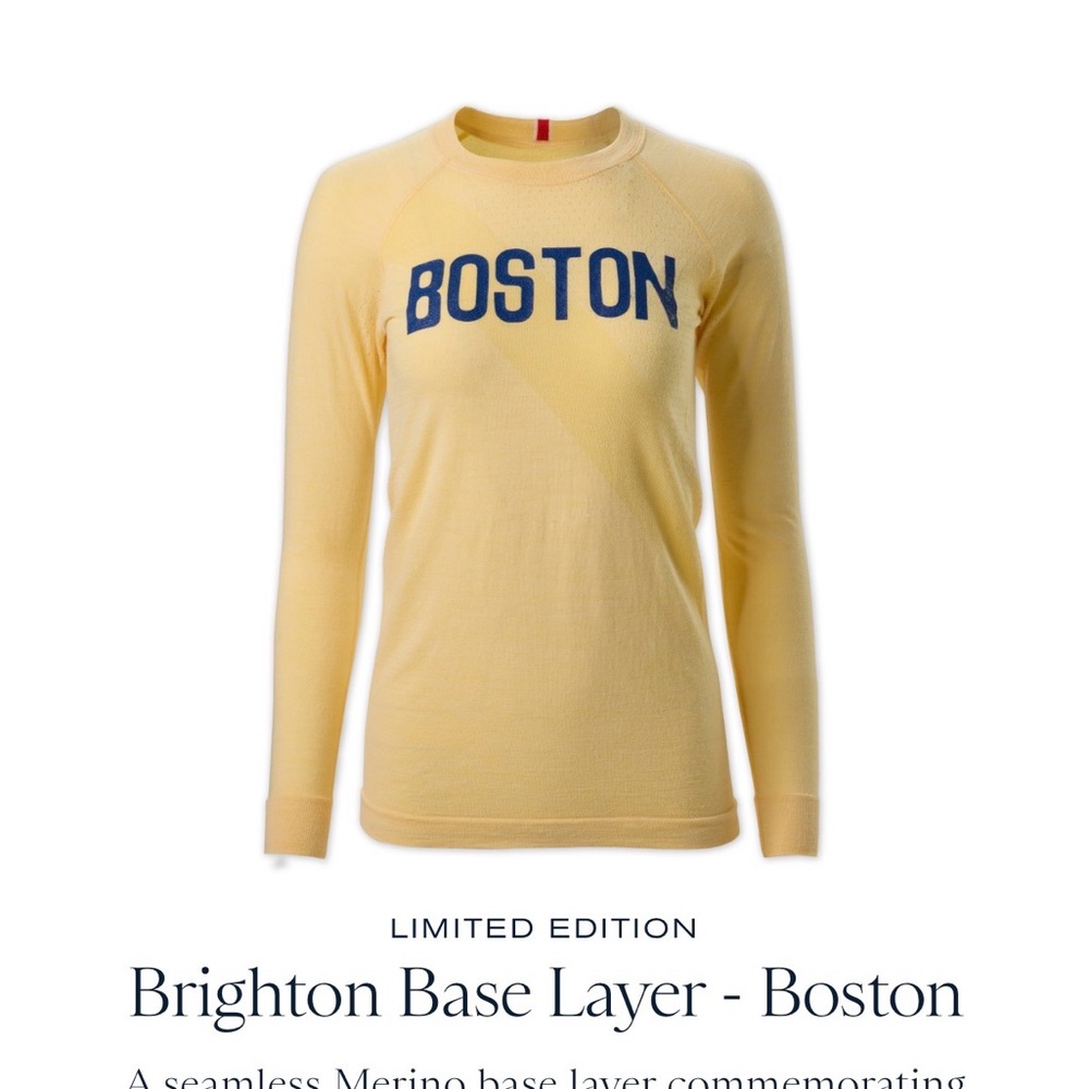 Brighton Yellow Boston Long Sleeve Tee